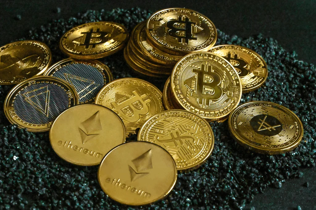 User buying cryptocurrency with credit card on mobile wallet